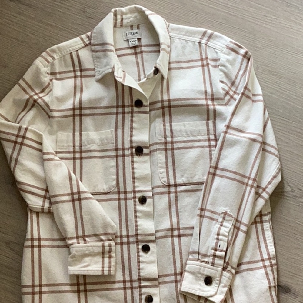 Plaid Button-Up Shirt